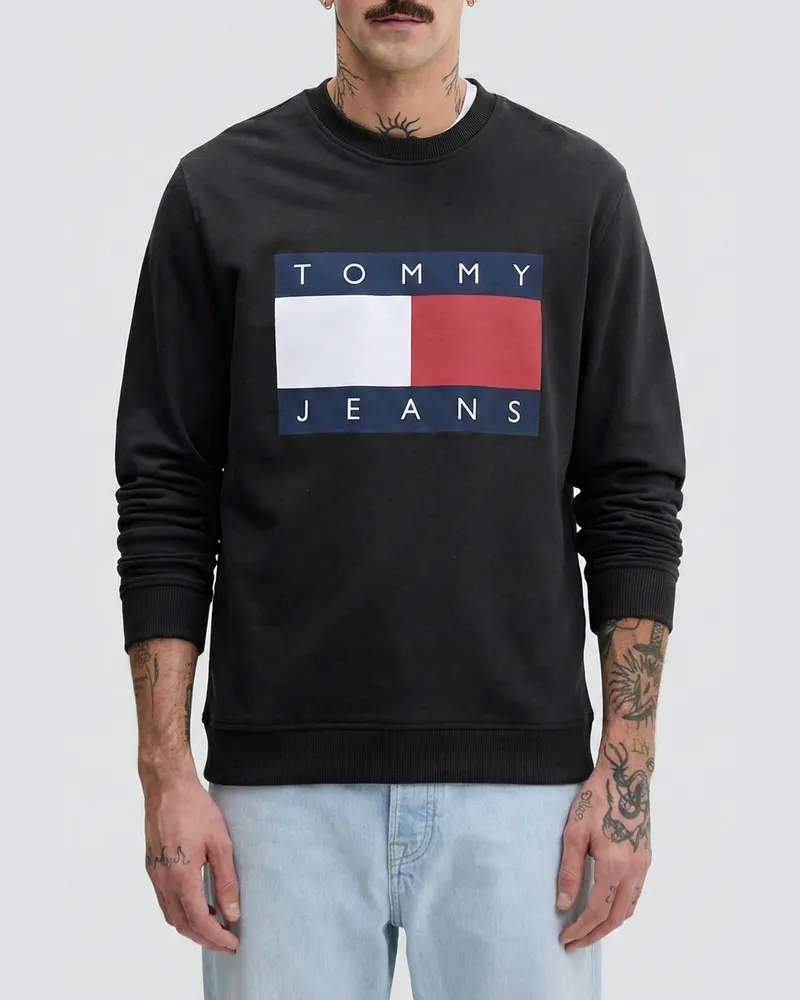 Tommy Hilfiger Sweatshirt herren Schwarz