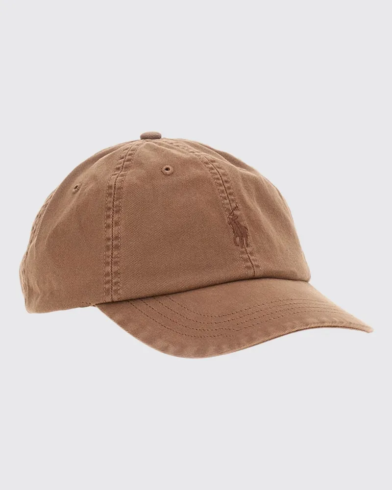 Ralph Lauren Baseballkappe aus Baumwolle mit gesticktem Logo Braun
