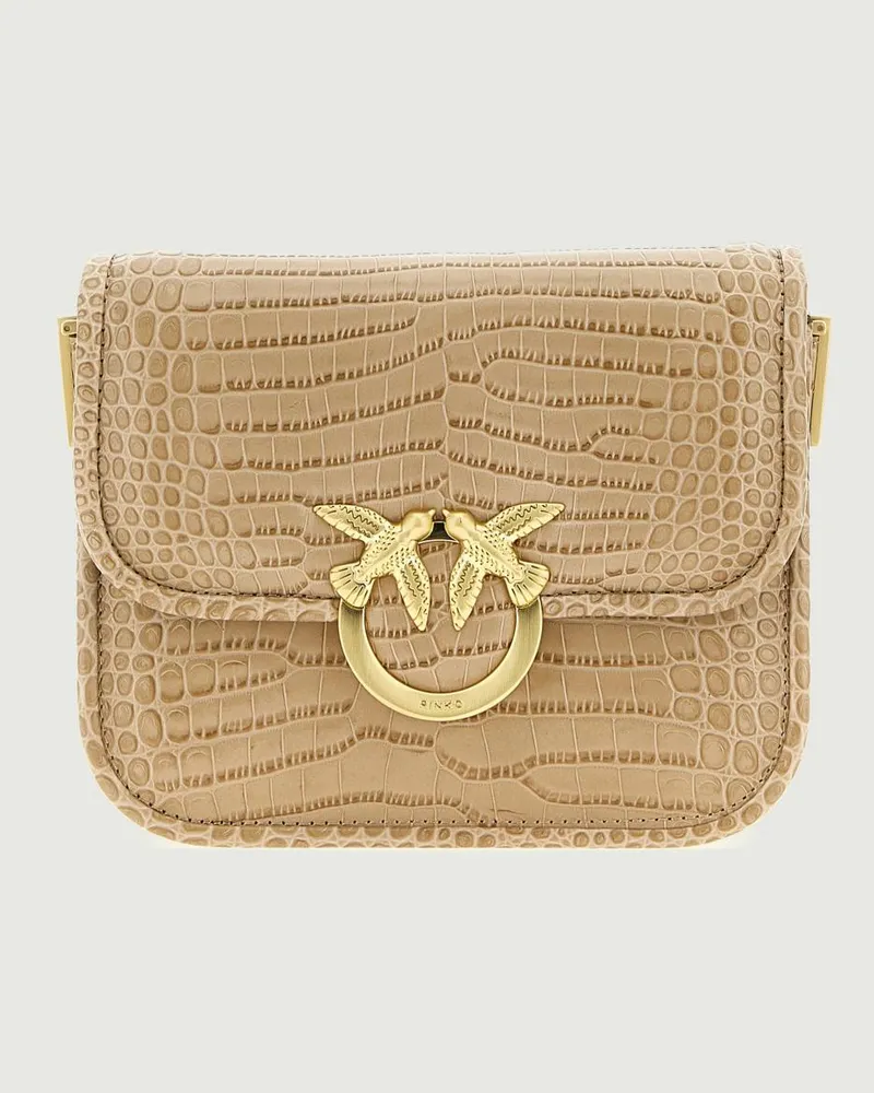 Pinko Schultertasche damen Beige
