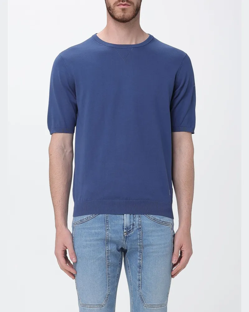 Jeckerson Baumwollstrickpullover Blau