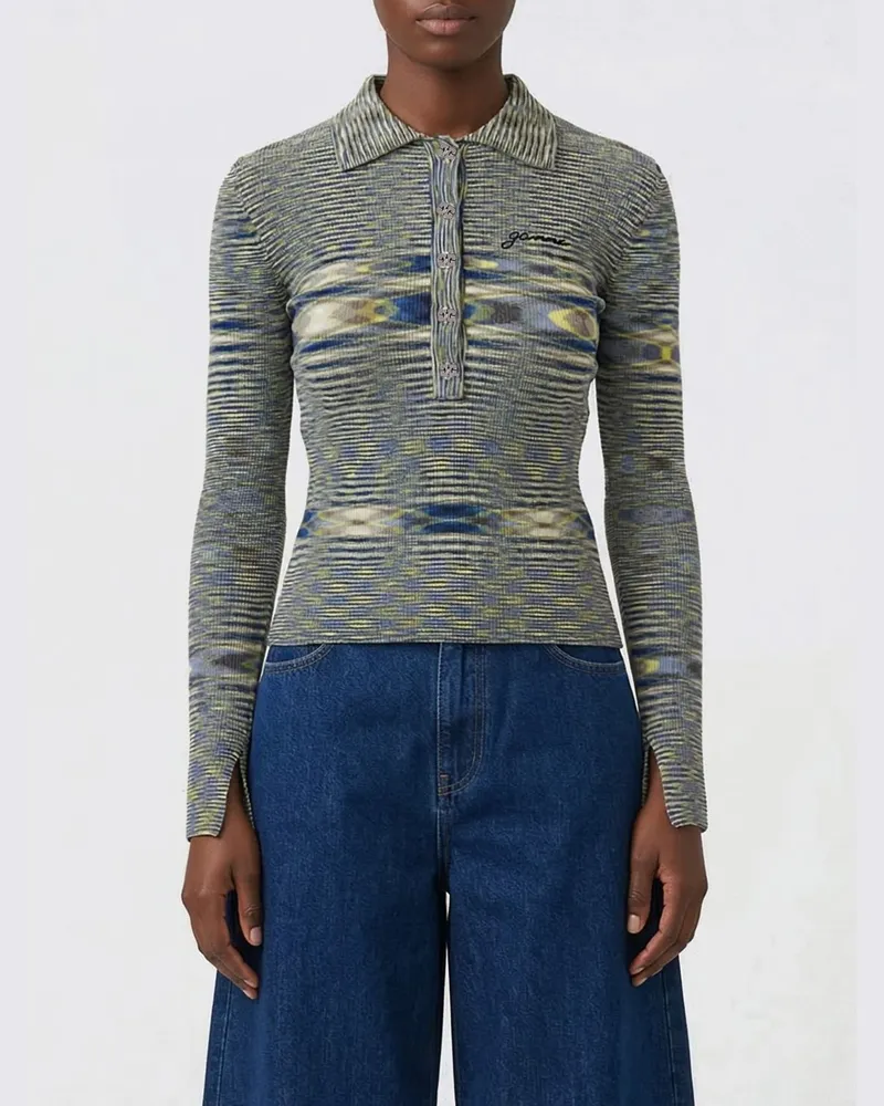 Ganni Polo damen Gelb