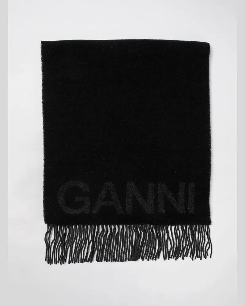 Ganni Schal damen Schwarz