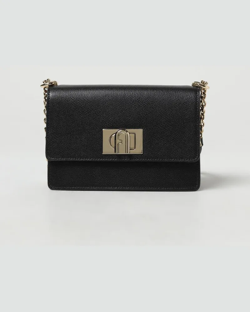 Furla Schultertasche damen Schwarz