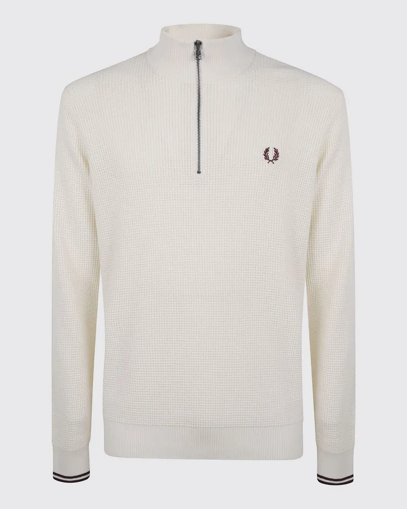 Fred Perry Sweatshirt herren Ecru