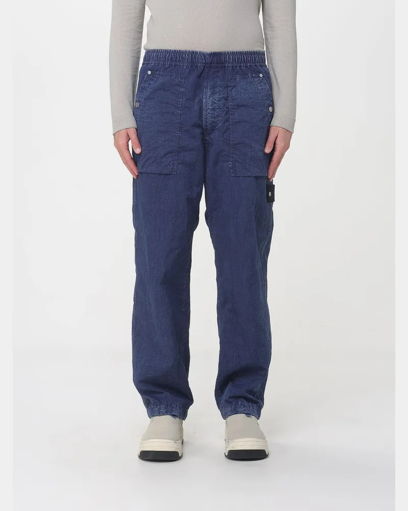 Stone Island Hose herren Denim