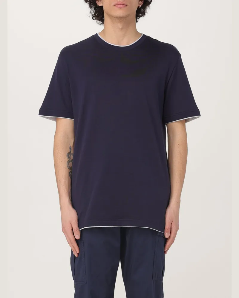 Eleventy T-shirt herren Blau