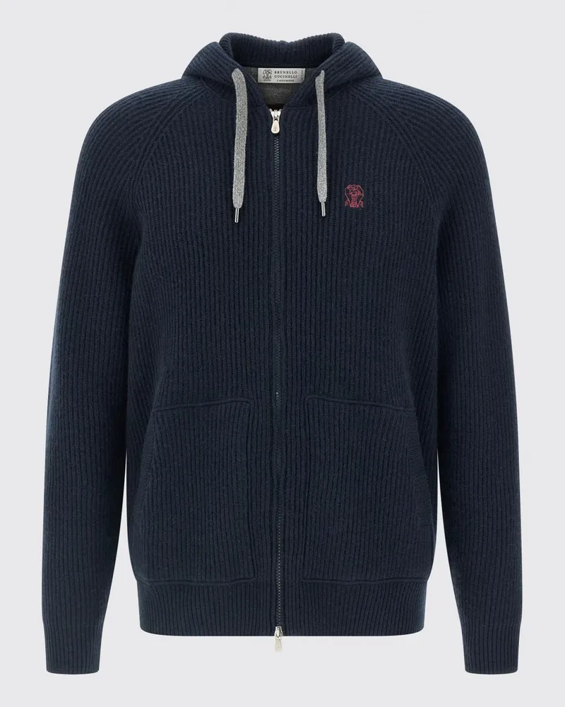 Brunello Cucinelli Sweatshirt herren Blau