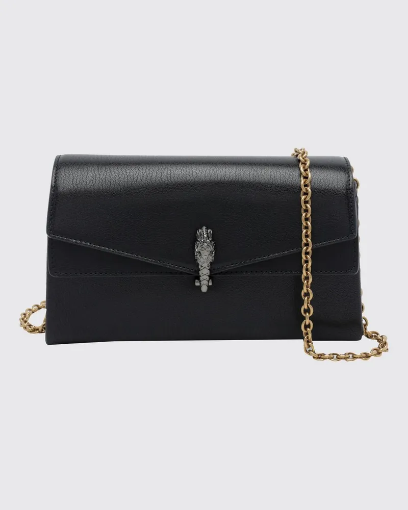 Gucci Dionysus Mini-Schultertasche von aus glattem Kalbsleder Schwarz