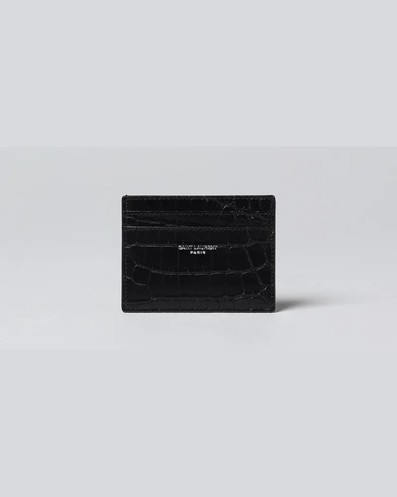 Saint Laurent Portmonnaie herren Schwarz