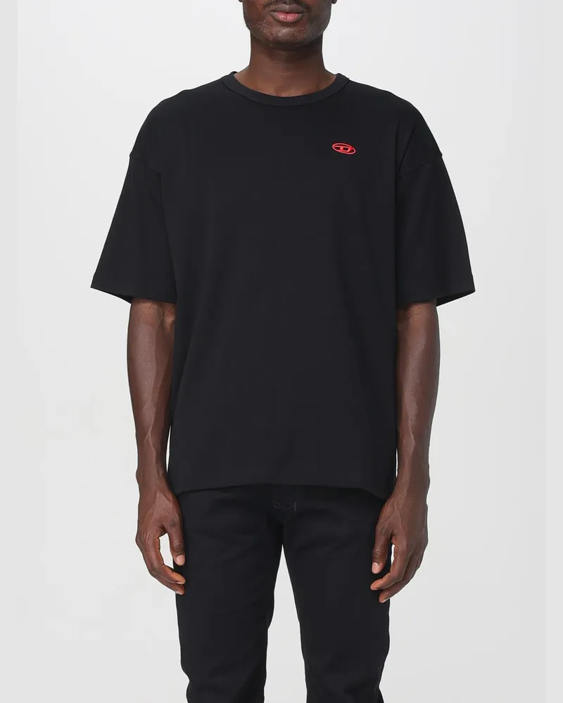 Diesel T-shirt herren Schwarz