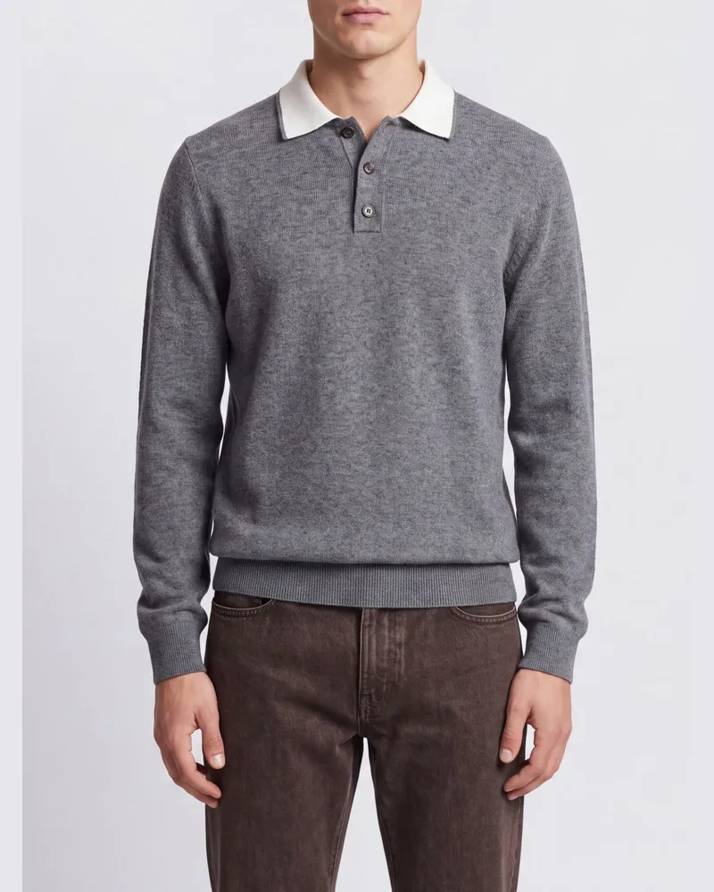 Eleventy Polo herren Grau