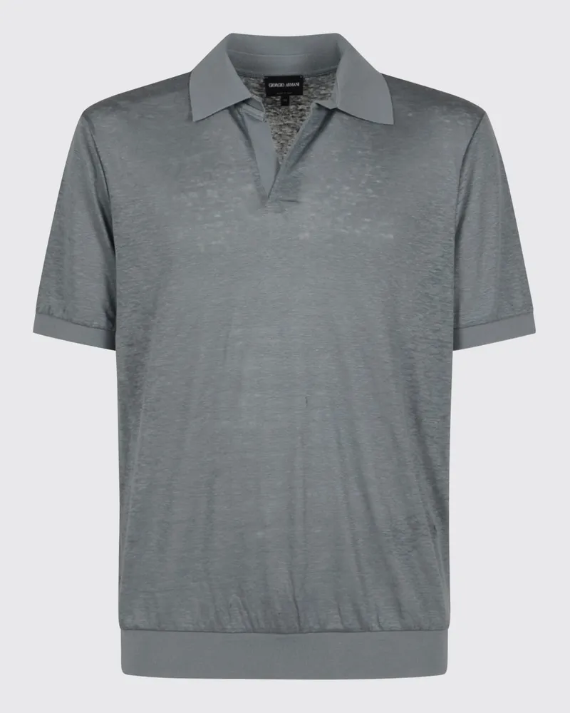 Giorgio Armani Polo herren Hellblau