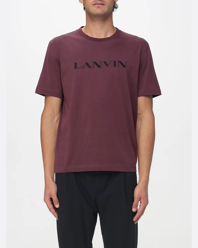Lanvin T-shirt herren Rot