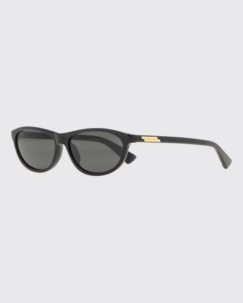 Bottega Veneta Ovale Cat-Eye-Sonnenbrille aus Acetat Schwarz