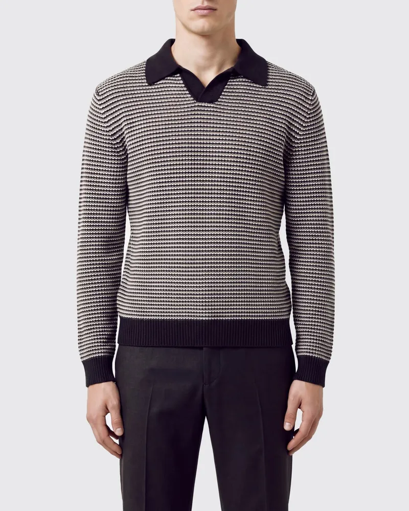 LARDINI Pullover herren Schwarz