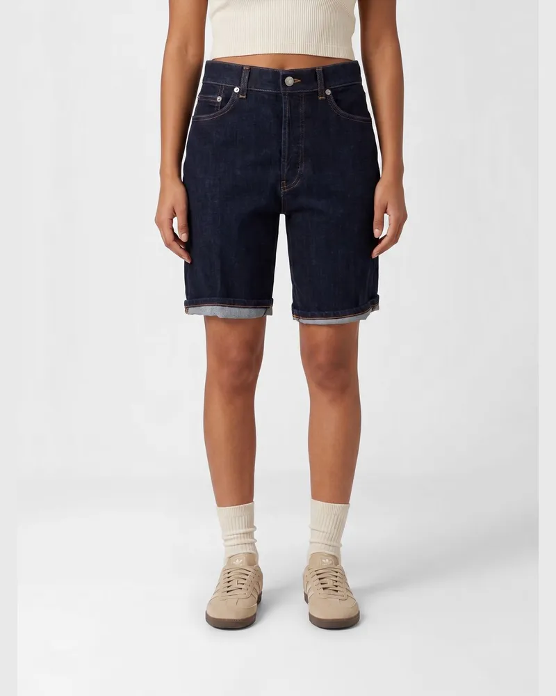Dondup Stretch-Jeansshorts Blau