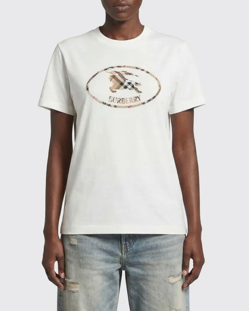 Burberry T-shirt damen Weiß