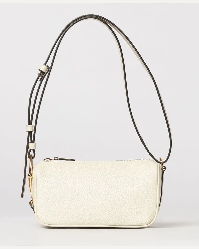 Gucci Mini-Tasche aus genarbtem Leder Ivory
