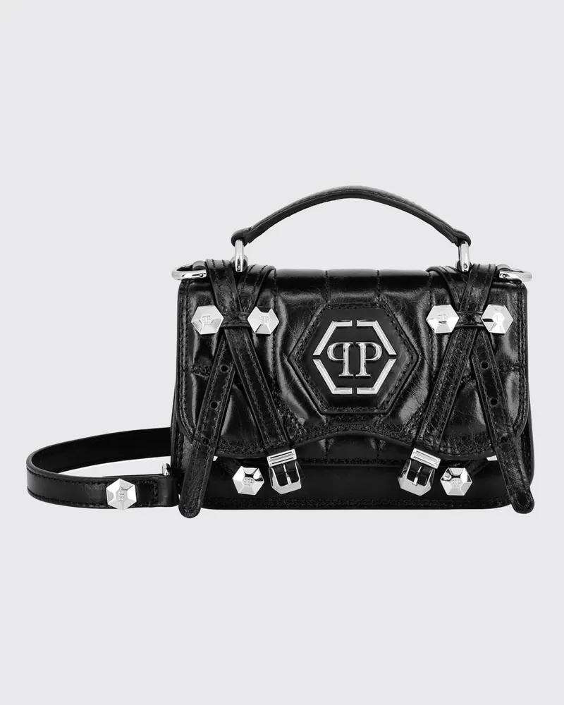 Philipp Plein Ledertasche Schwarz