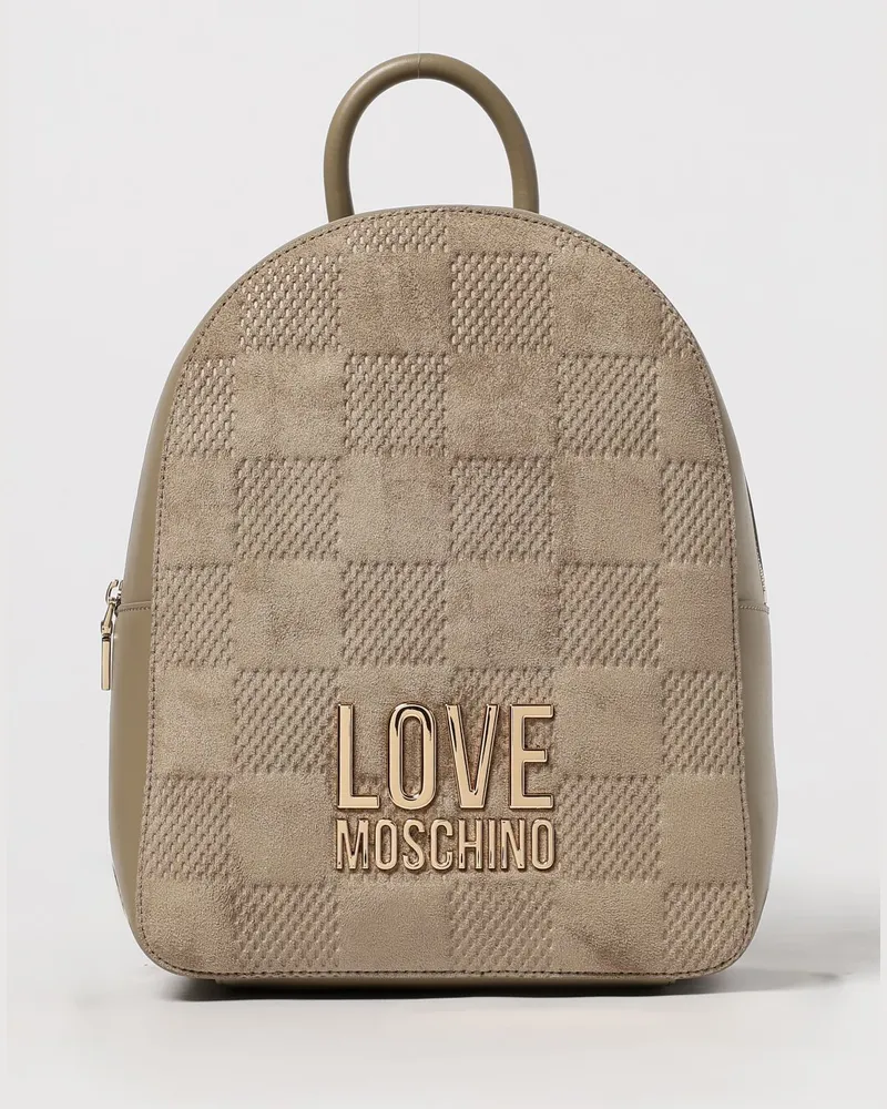 Moschino Rucksack damen Sand