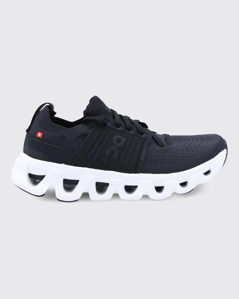 ON Damen-Sneakers Cloudswift 4 aus technischem Mesh mit Extralight-Sohle Schwarz