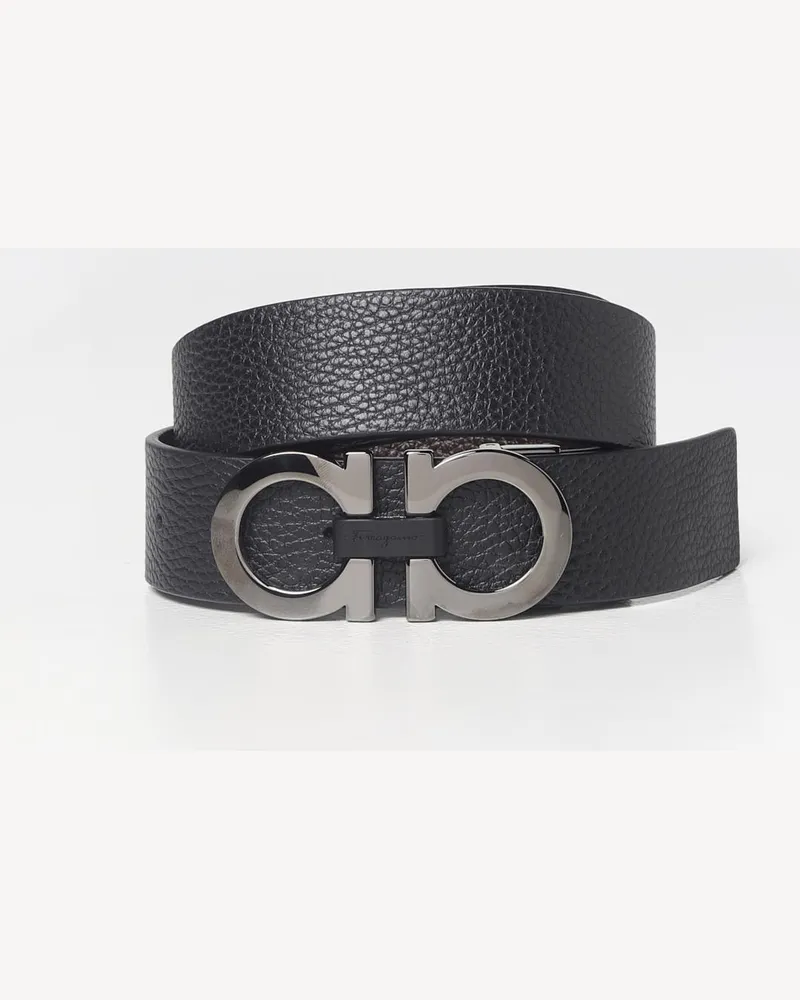 Ferragamo Grtel herren Schwarz