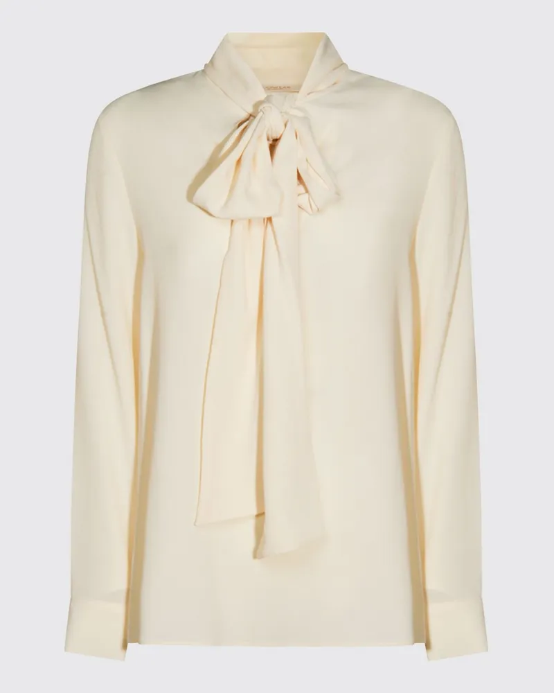 Glanshirt Hemdbluse damen Weiß