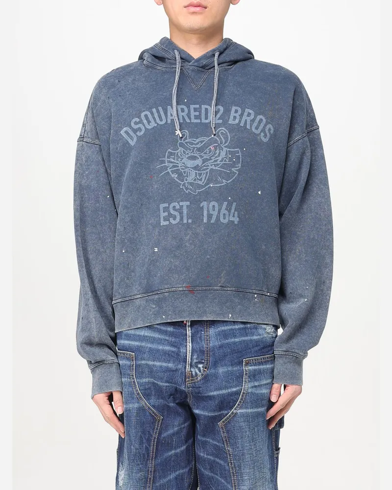 Dsquared2 Sweatshirt herren Denim