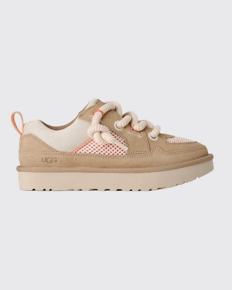 UGG Lo Lowmel Sneaker aus Wildleder und Mesh Sand