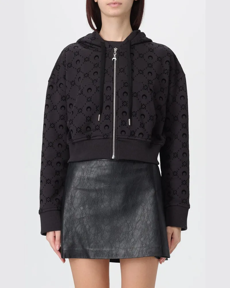 Marine Serre Sweatshirt damen Schwarz