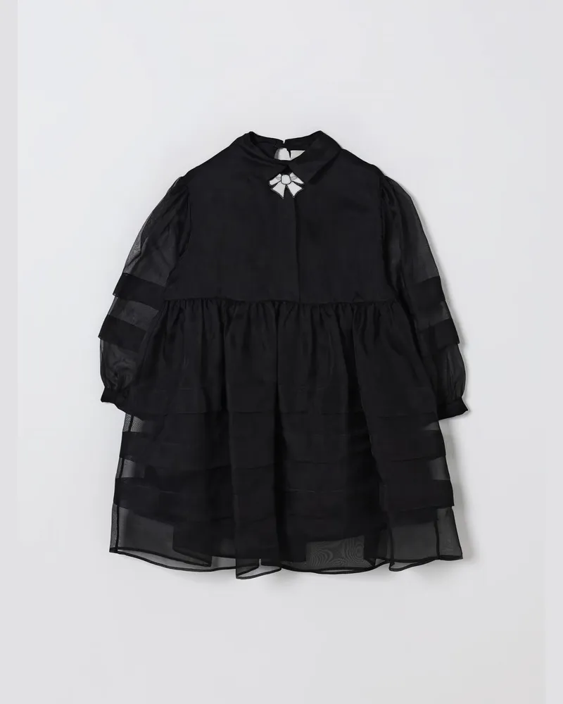 Simonetta Kleid kinder Schwarz