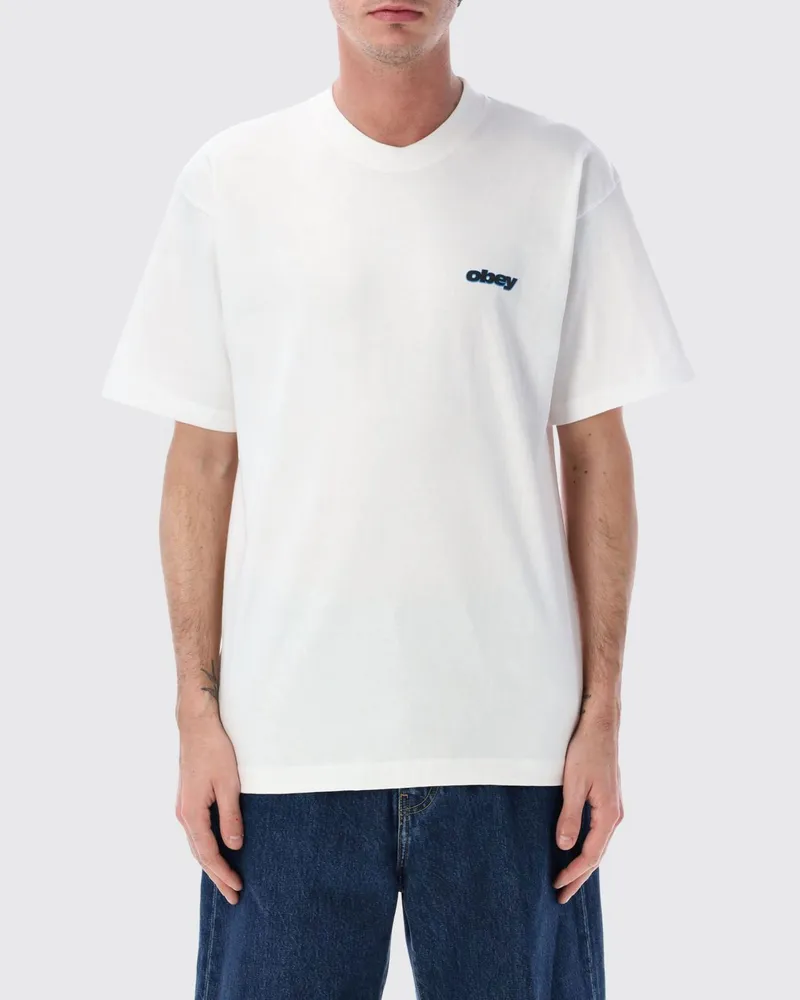 Obey T-shirt herren Weiß