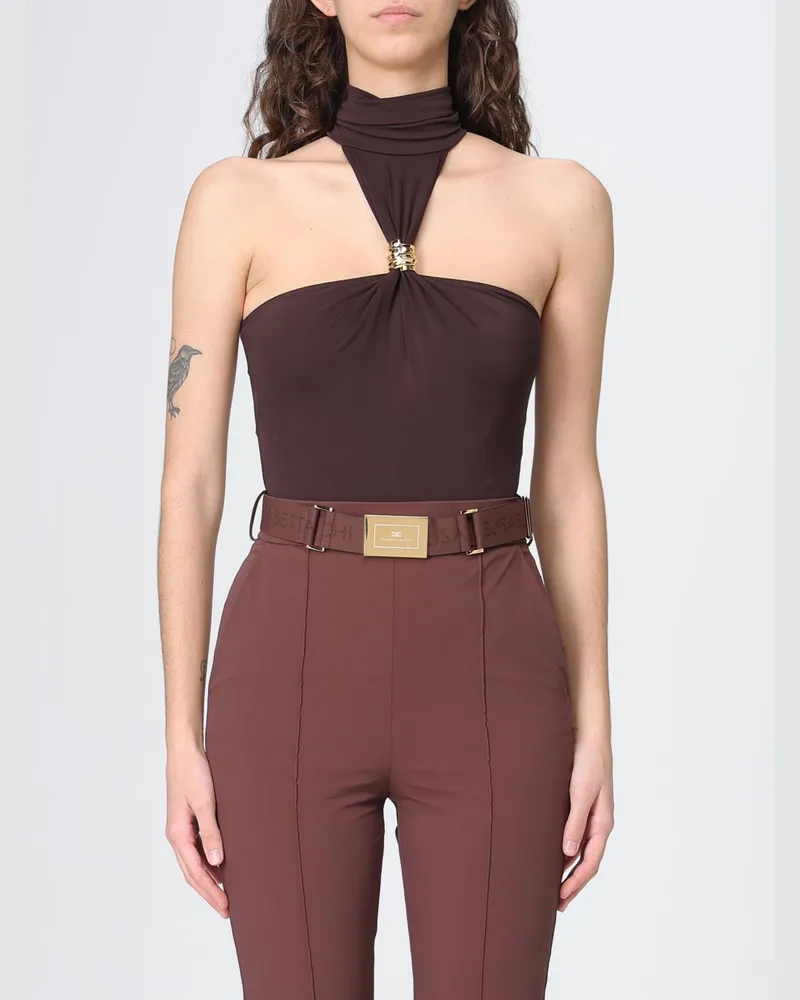 Elisabetta Franchi Top damen Braun