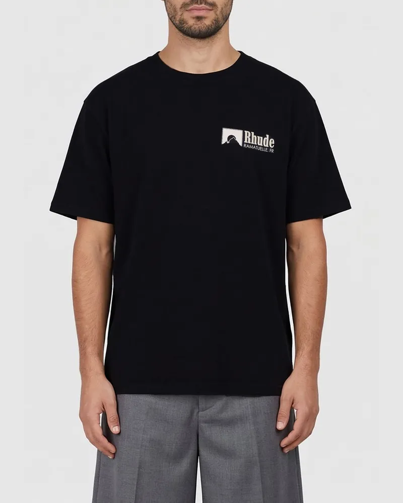 RHUDE T-shirt herren Schwarz