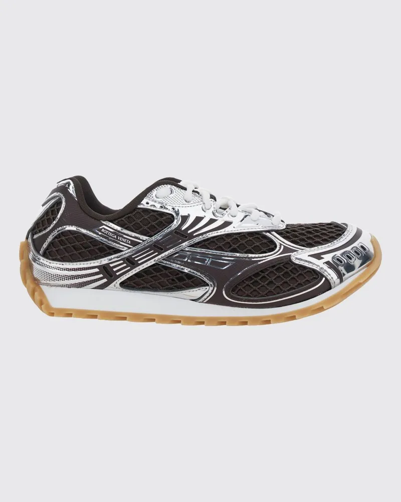 Bottega Veneta Orbit Sneakers aus technischem Mesh im Bicolor-Design Braun