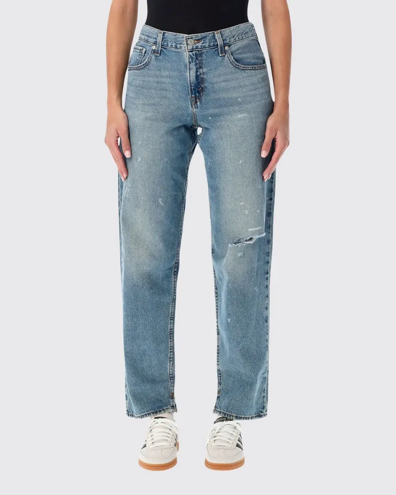 Levi's Straight Tapered Jeans mit mittlerer Leibhöhe aus Stretch-Denim Blau