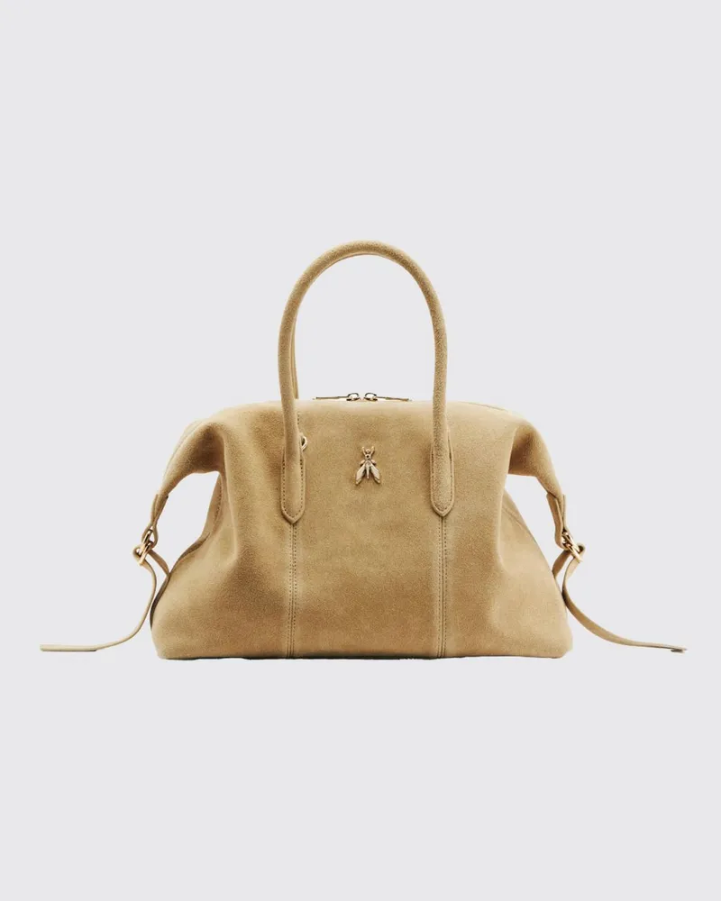 Patrizia Pepe New Business Wildledertasche Sand