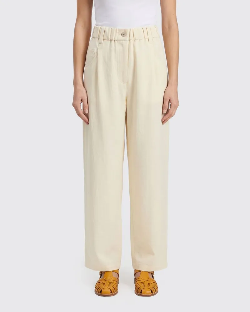 Brunello Cucinelli Hose damen Weiß