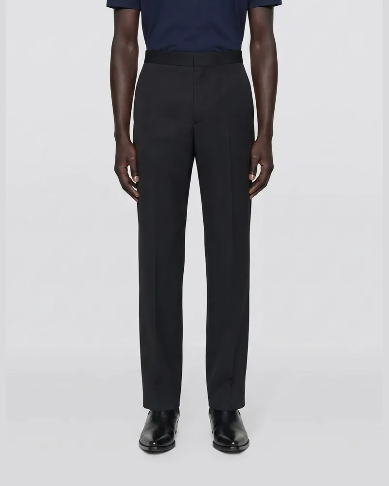 Maison Margiela Maßgeschneiderte Slim-Fit-Hose aus reiner Schurwolle Grau
