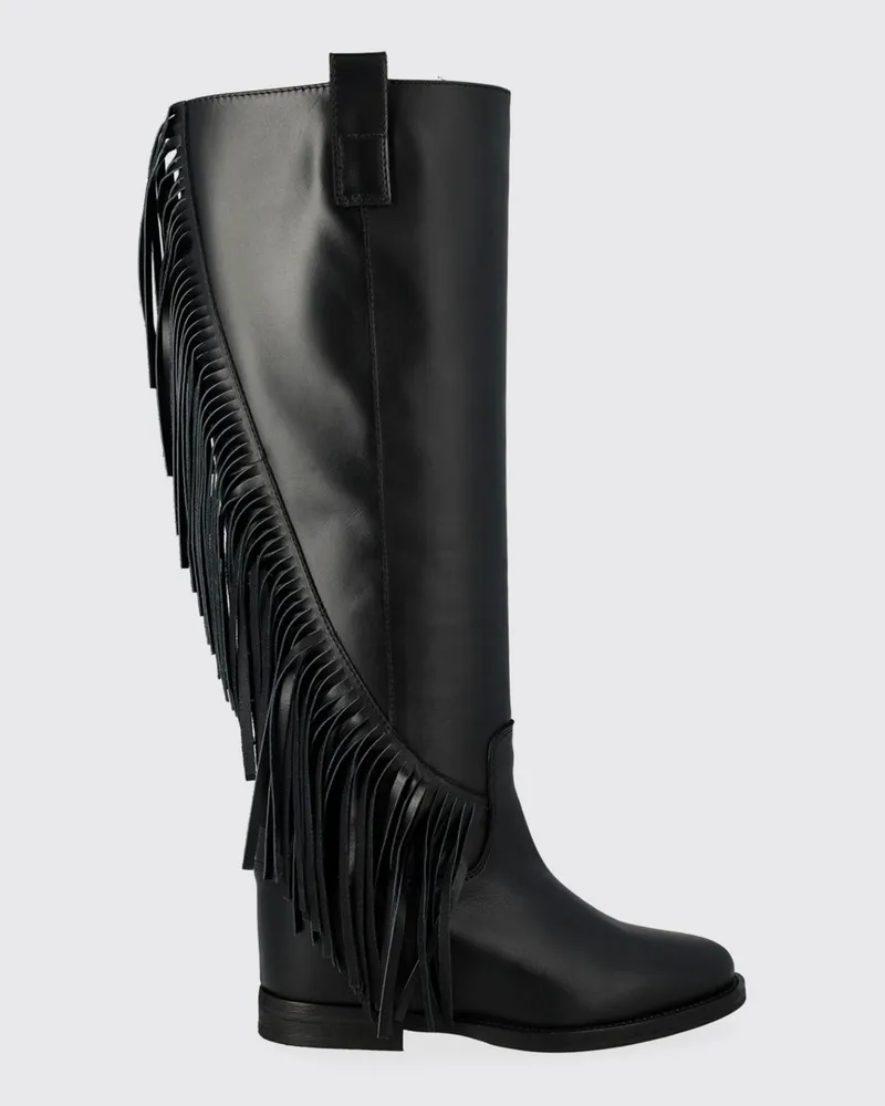 Via Roma 15 Stiefel damen Schwarz
