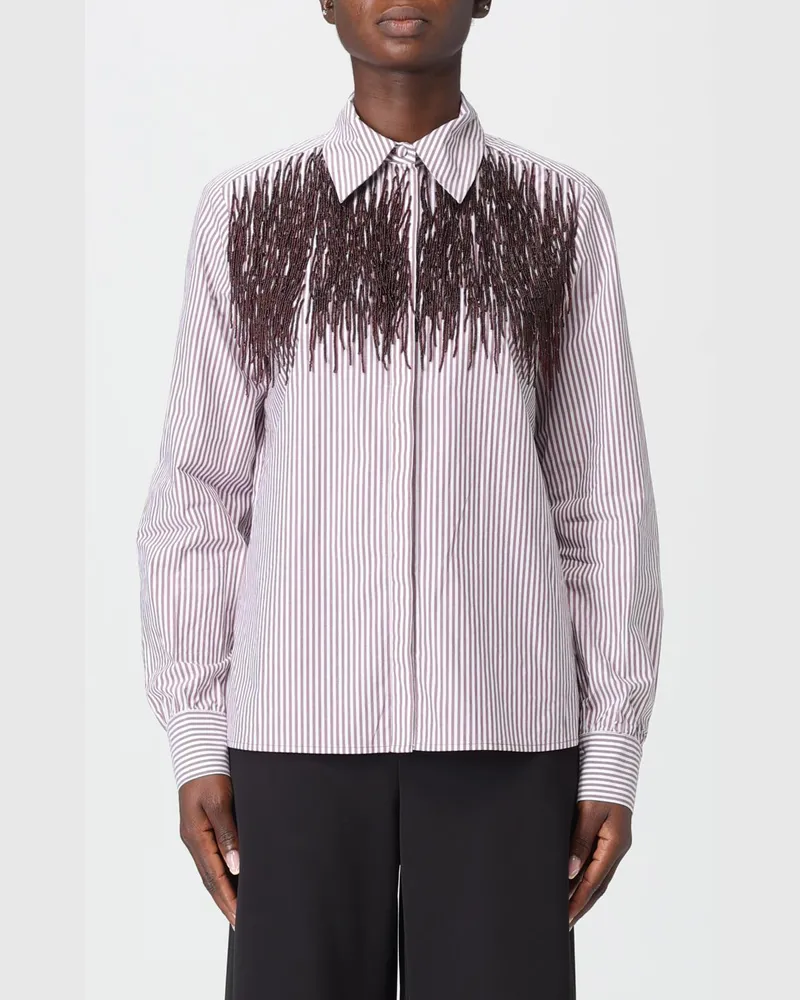 Maliparmi Hemdbluse damen Burgunderrot