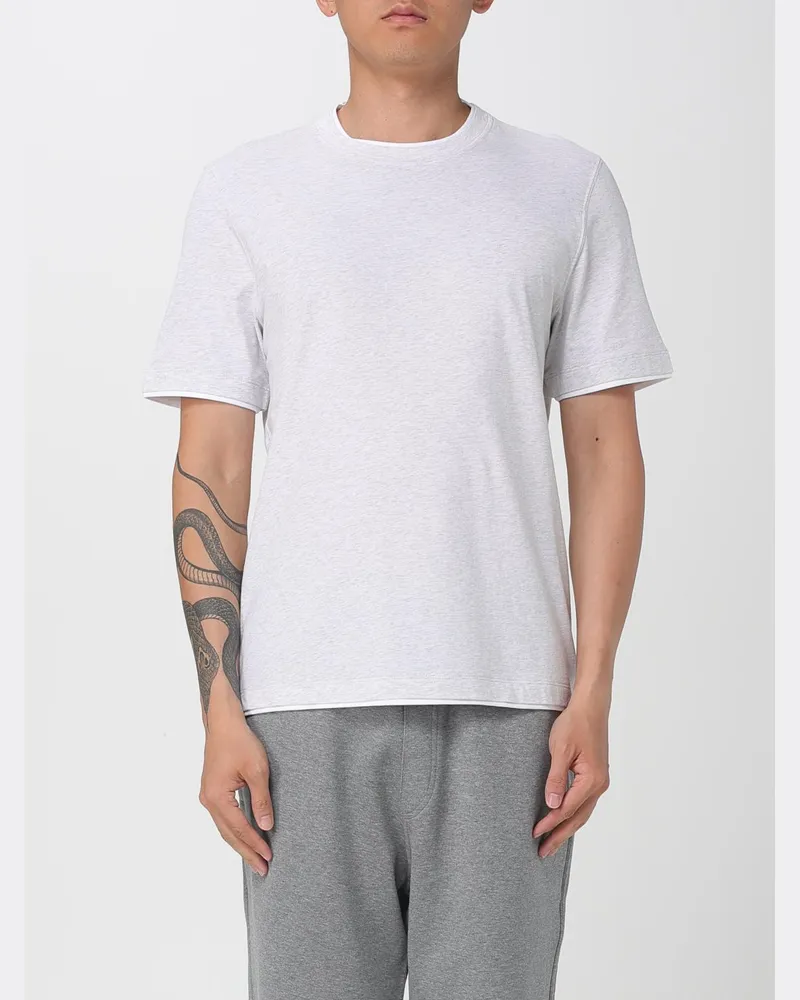 Brunello Cucinelli T-shirt herren Perle