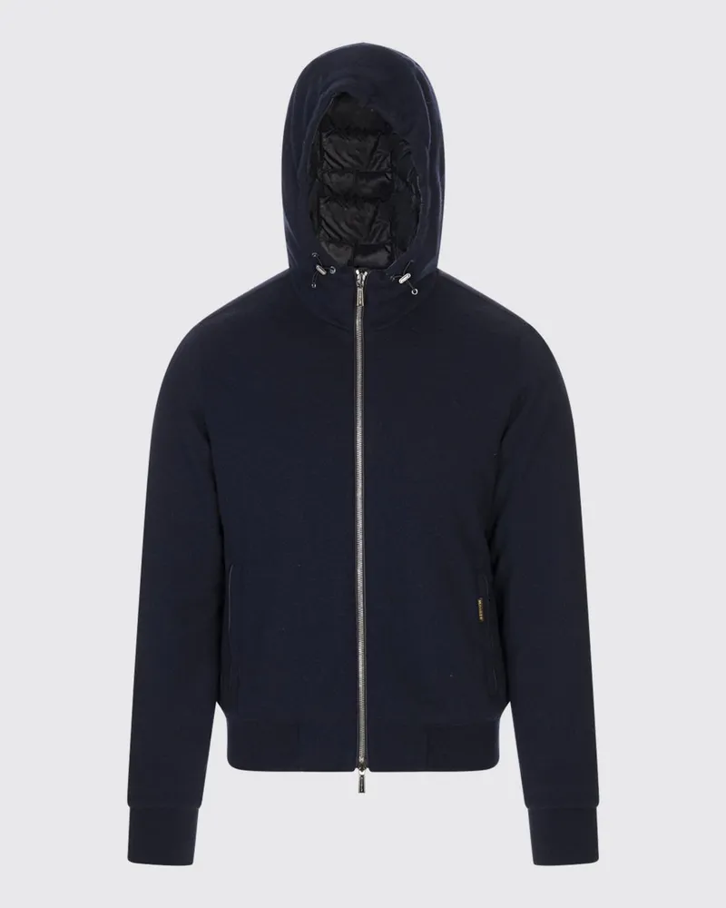 MOORER Mantel herren Blau