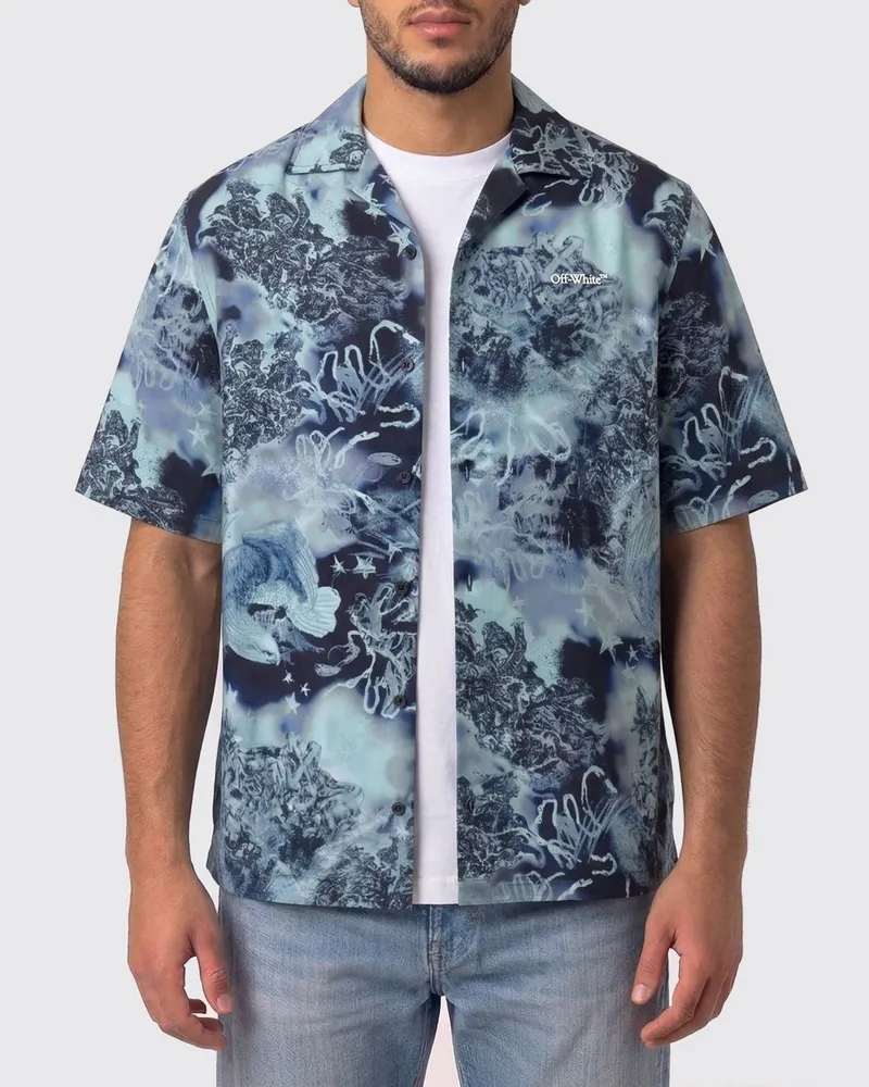 OFF-WHITE Hemd herren Blau