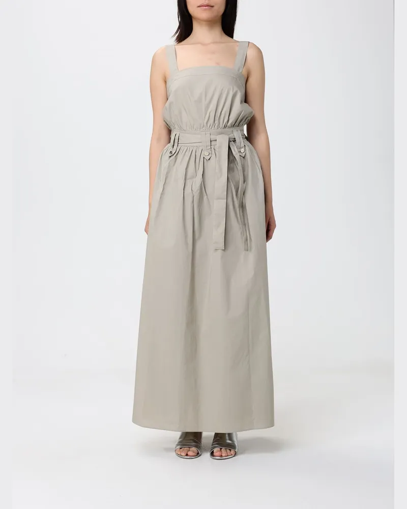 Liu Jo Baumwollkleid mit Blumenprint Grau