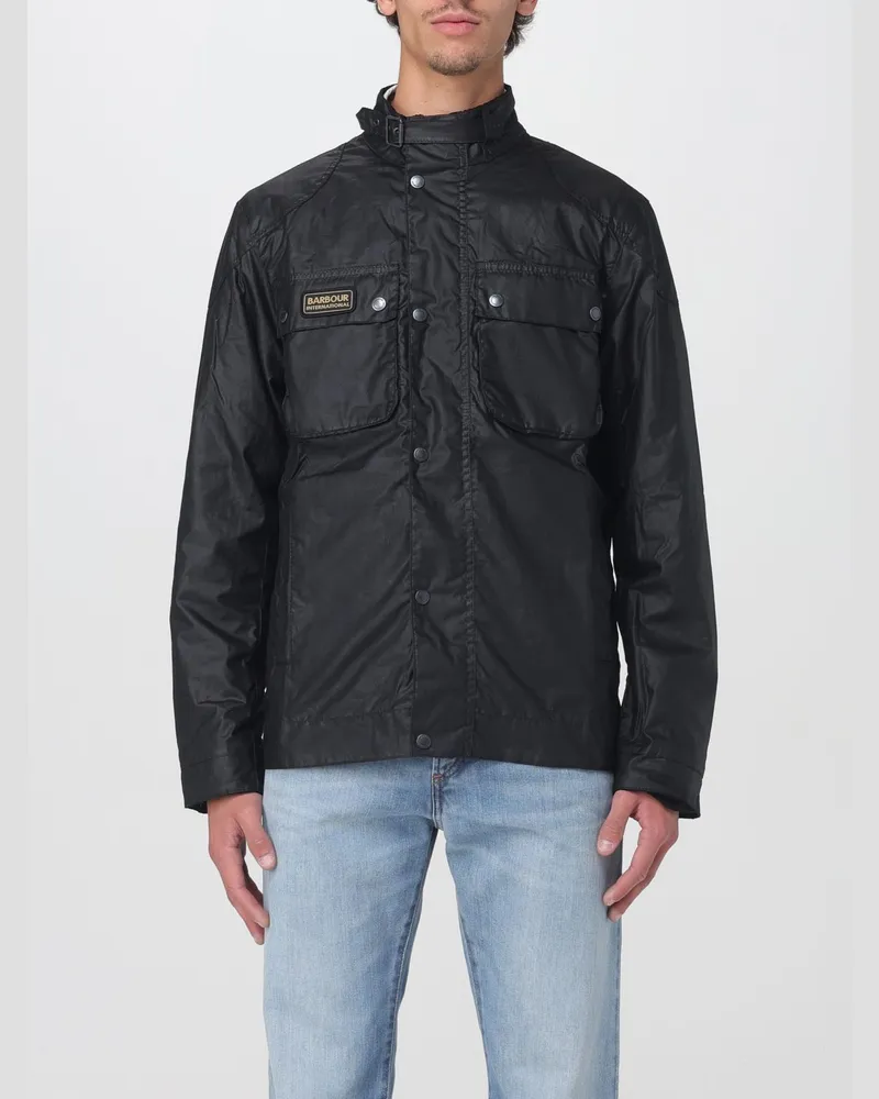 Barbour Mantel herren Schwarz