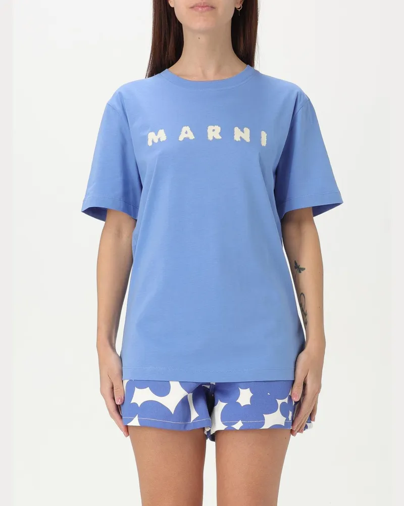 Marni T-shirt damen Blau