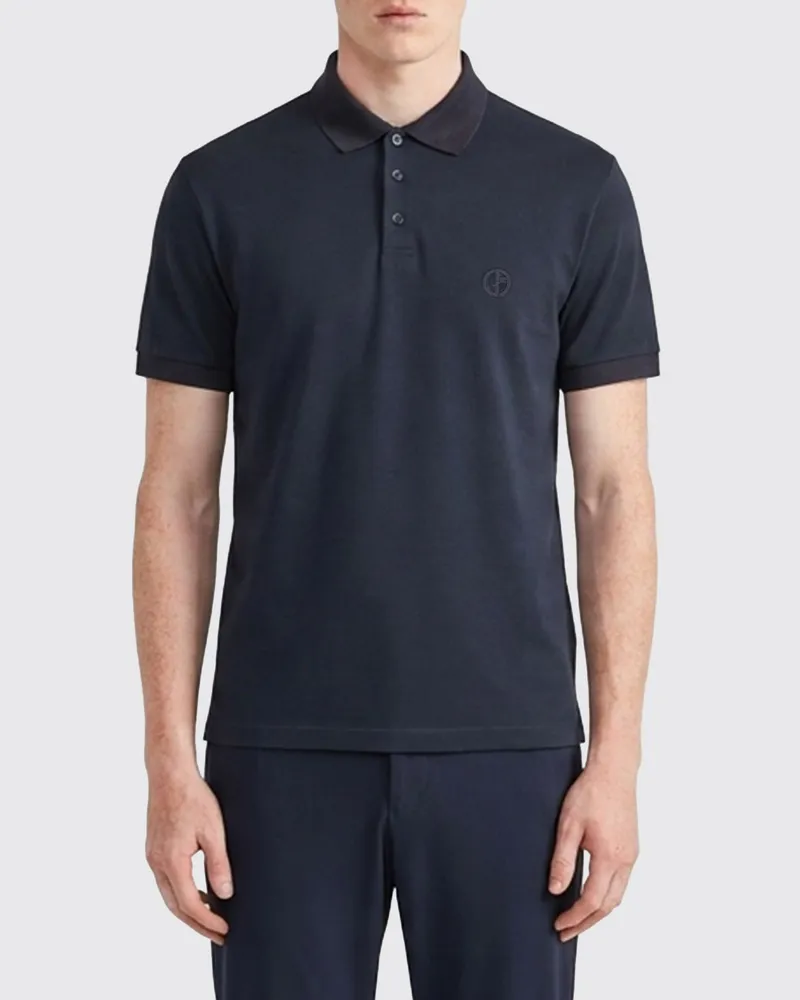 Giorgio Armani Polo herren Blau