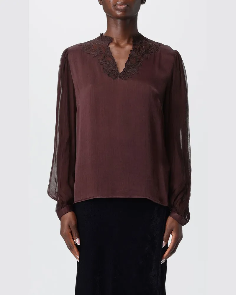 Twin-Set Sweatshirt damen Braun