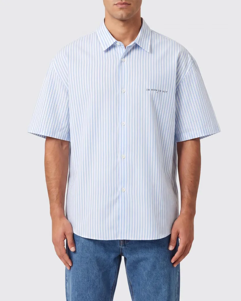 IH NOM UH NIT Hemd herren Blau